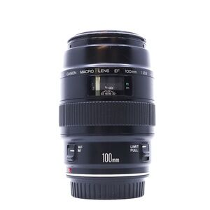 Canon 100mm Macro EF Lens in Black